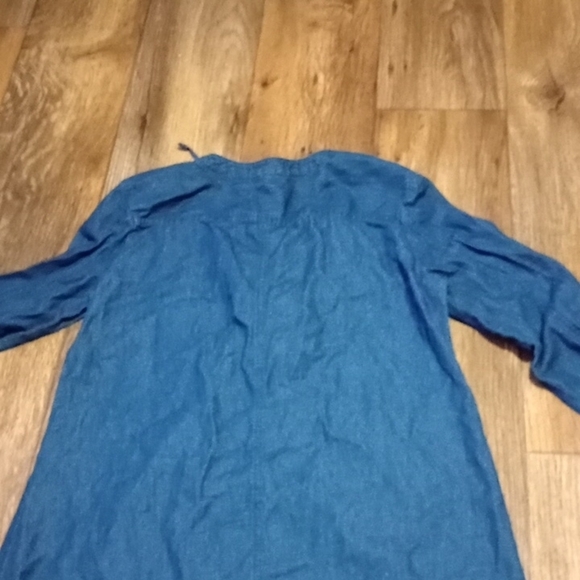 Cato Denim Blue Womens Casual Midi Dress Size Small - Picture 4 of 4